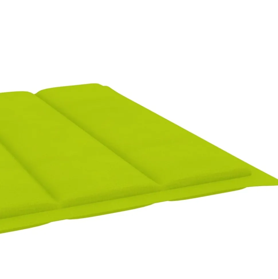 MAISON EXCLUSIVE - Chaise longue de jardin avec coussin bois d'acacia solide