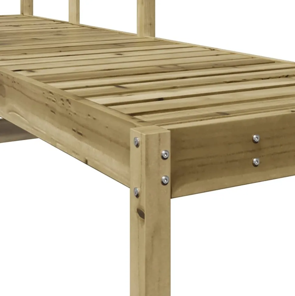 MAISON EXCLUSIVE - Chaise longue 199,5x62x55 cm bois de pin imprégné