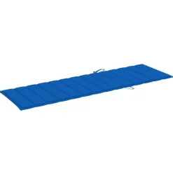 MAISON EXCLUSIVE - Chaise longue double et coussins bleu royal pin imprégné