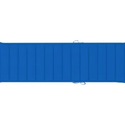 MAISON EXCLUSIVE - Chaise longue double et coussins bleu royal pin imprégné