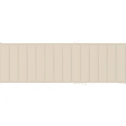 MAISON EXCLUSIVE - Chaise longue avec coussin crème bois de pin imprégné