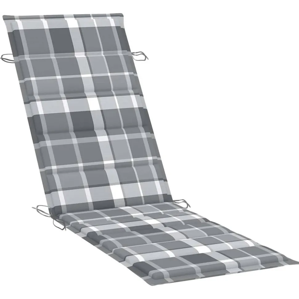 MAISON EXCLUSIVE - Chaise longue de jardin avec coussin bois d'acacia solide