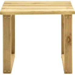 MAISON EXCLUSIVE - Chaise longue de jardin avec table bois de pin imprégné