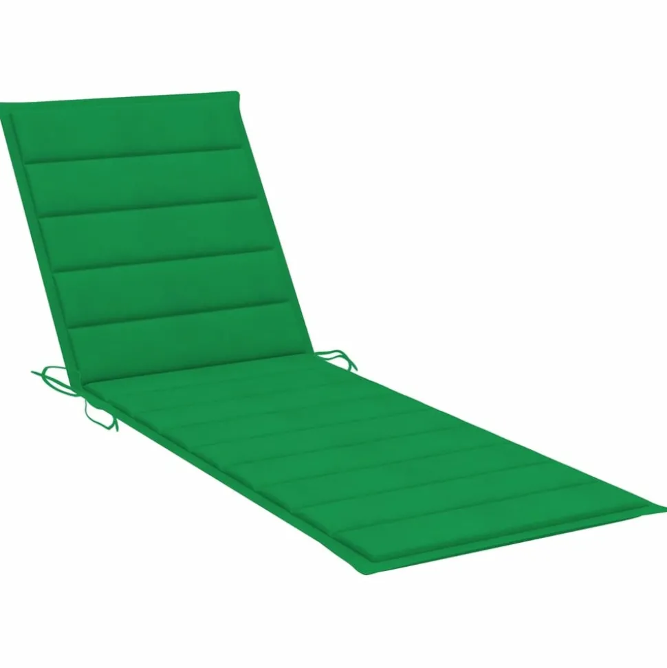MAISON EXCLUSIVE - Chaise longue de jardin avec coussin bambou