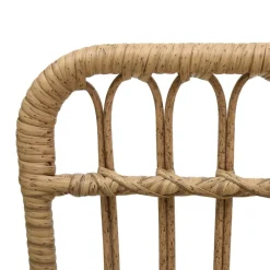 MAISON EXCLUSIVE - Chaise de jardin résine tressée marron clair