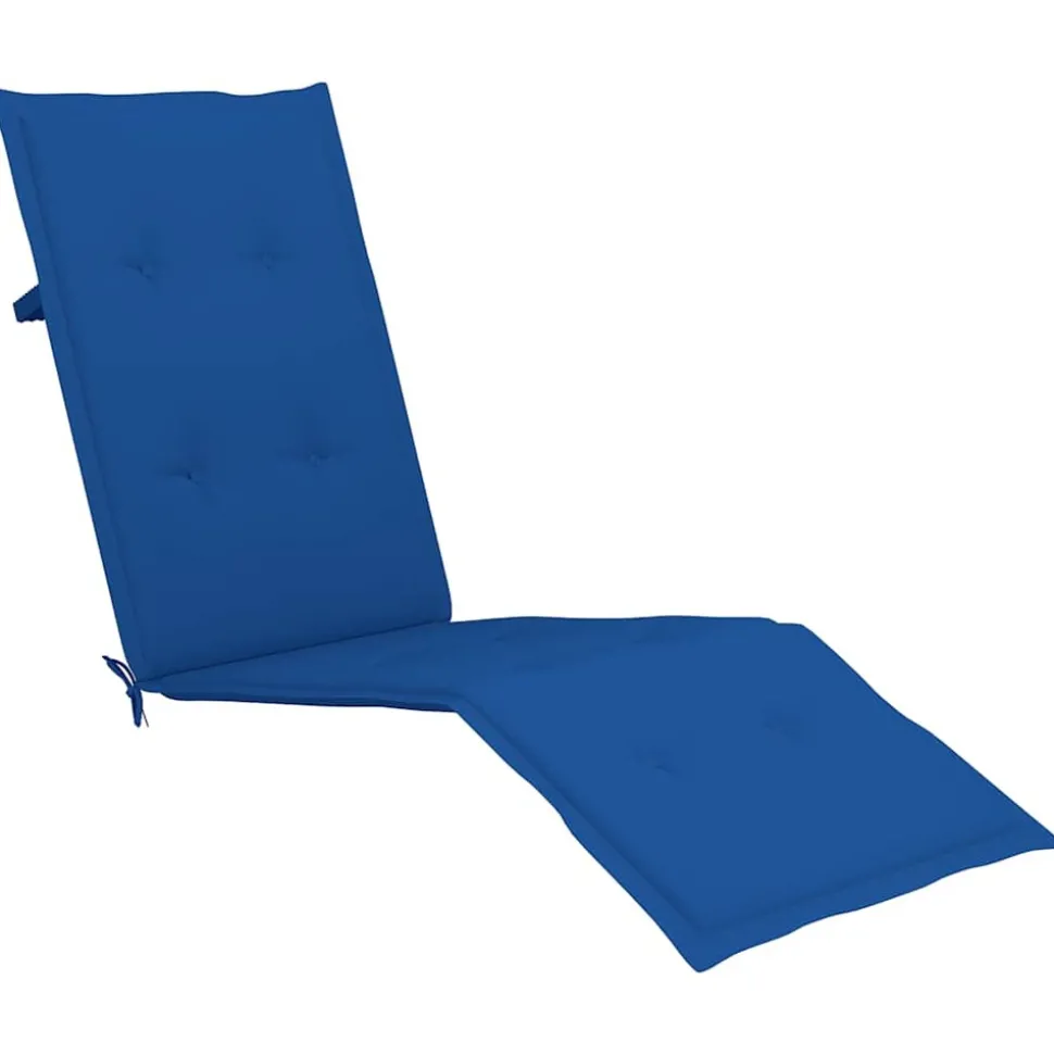 MAISON EXCLUSIVE - Chaise longue d'extérieur repose-pied et coussin acacia solide
