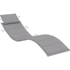 MAISON EXCLUSIVE - Chaise longue de jardin avec coussin bois d'acacia solide