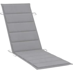 MAISON EXCLUSIVE - Chaise longue de jardin avec coussin bois d'acacia solide