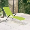 MAISON EXCLUSIVE - Chaise longue textilène et aluminium vert