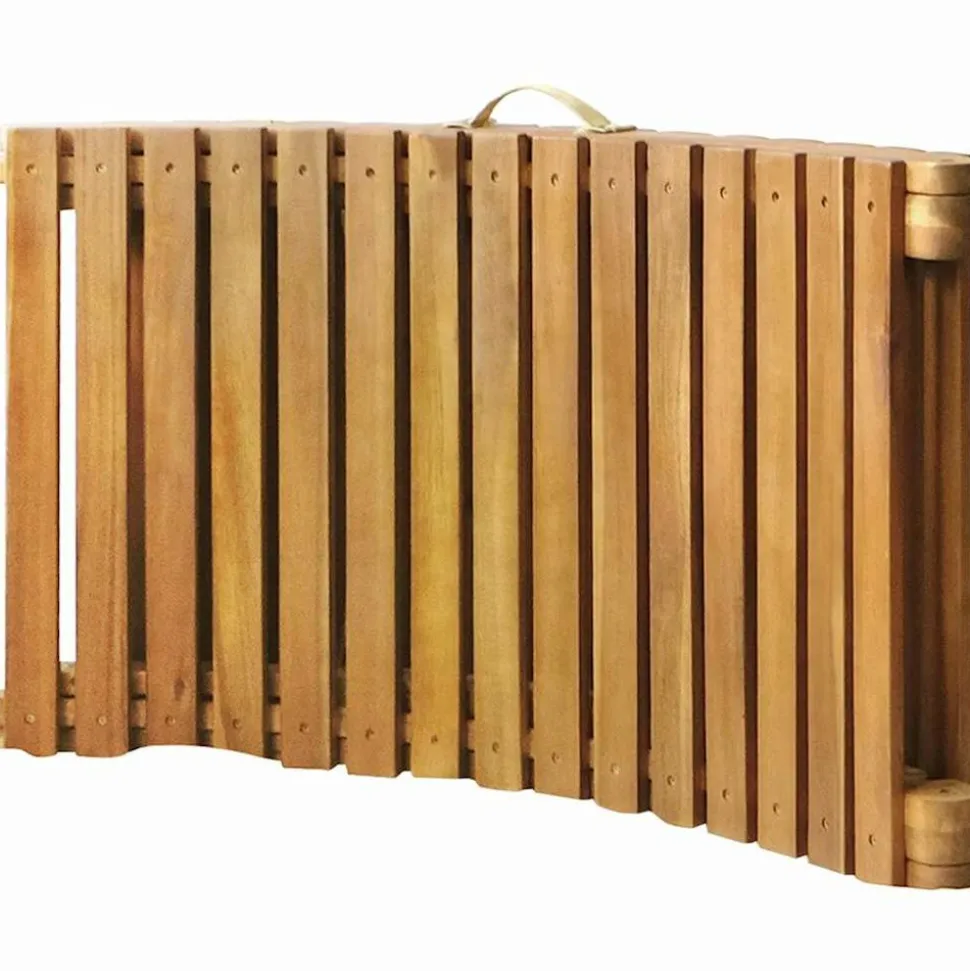 MAISON EXCLUSIVE - Chaise longue de jardin avec coussin bois d'acacia solide