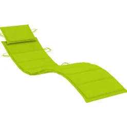 MAISON EXCLUSIVE - Chaise longue de jardin avec coussin bois d'acacia solide