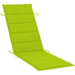 MAISON EXCLUSIVE - Chaise longue de jardin avec coussin bois d'acacia solide