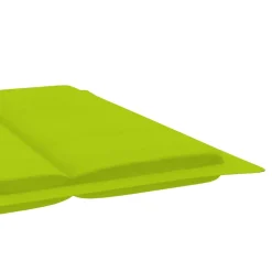 MAISON EXCLUSIVE - Chaise longue de jardin avec coussin bois d'acacia solide