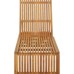 MAISON EXCLUSIVE - Chaise longue avec coussin bois d'acacia solide