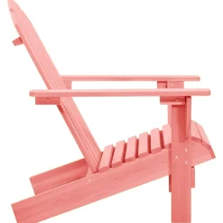 MAISON EXCLUSIVE - Chaise de jardin adirondack bois de sapin massif rose