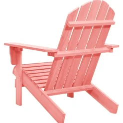 MAISON EXCLUSIVE - Chaise de jardin adirondack bois de sapin massif rose