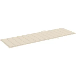 MAISON EXCLUSIVE - Chaise longue double et coussins crème bois de pin imprégné