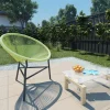 MAISON EXCLUSIVE - Chaise de jardin acapulco résine tressée vert