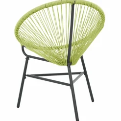 MAISON EXCLUSIVE - Chaise de jardin acapulco résine tressée vert