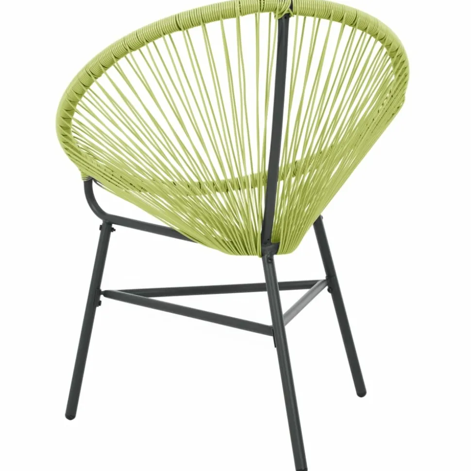 MAISON EXCLUSIVE - Chaise de jardin acapulco résine tressée vert