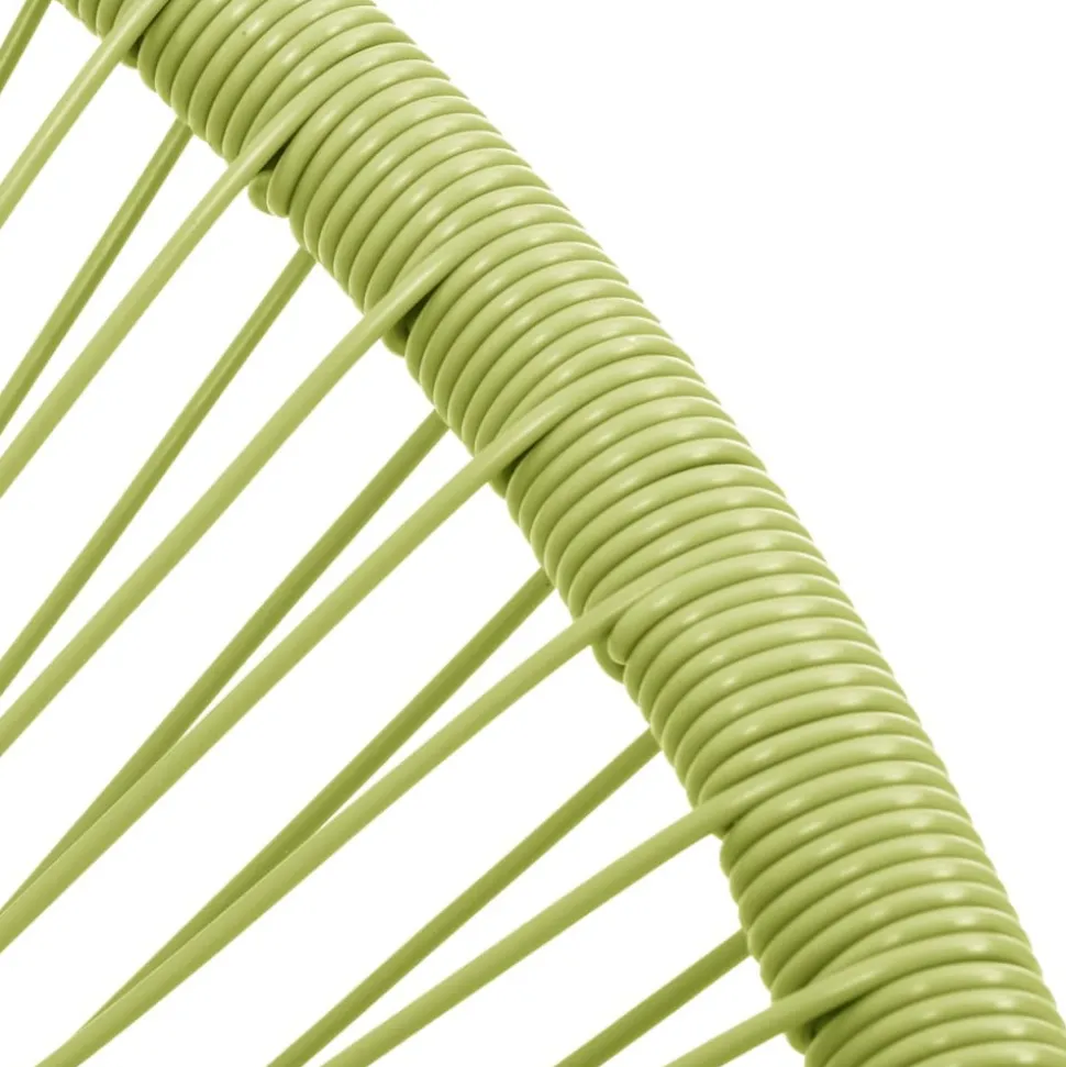 MAISON EXCLUSIVE - Chaise de jardin acapulco résine tressée vert