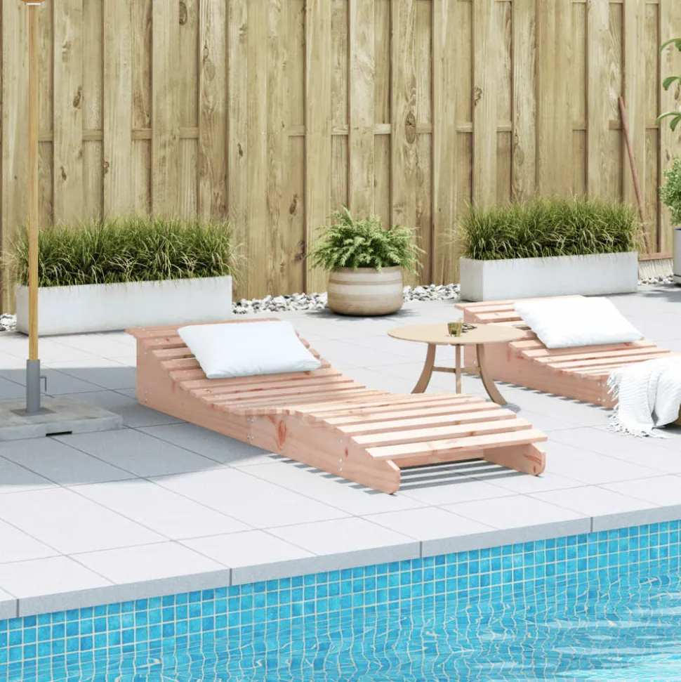 MAISON EXCLUSIVE - Chaise longue 205x60x31,5 cm bois massif de douglas