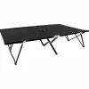 MAISON EXCLUSIVE - Chaise longue pliable 2 places noir acier