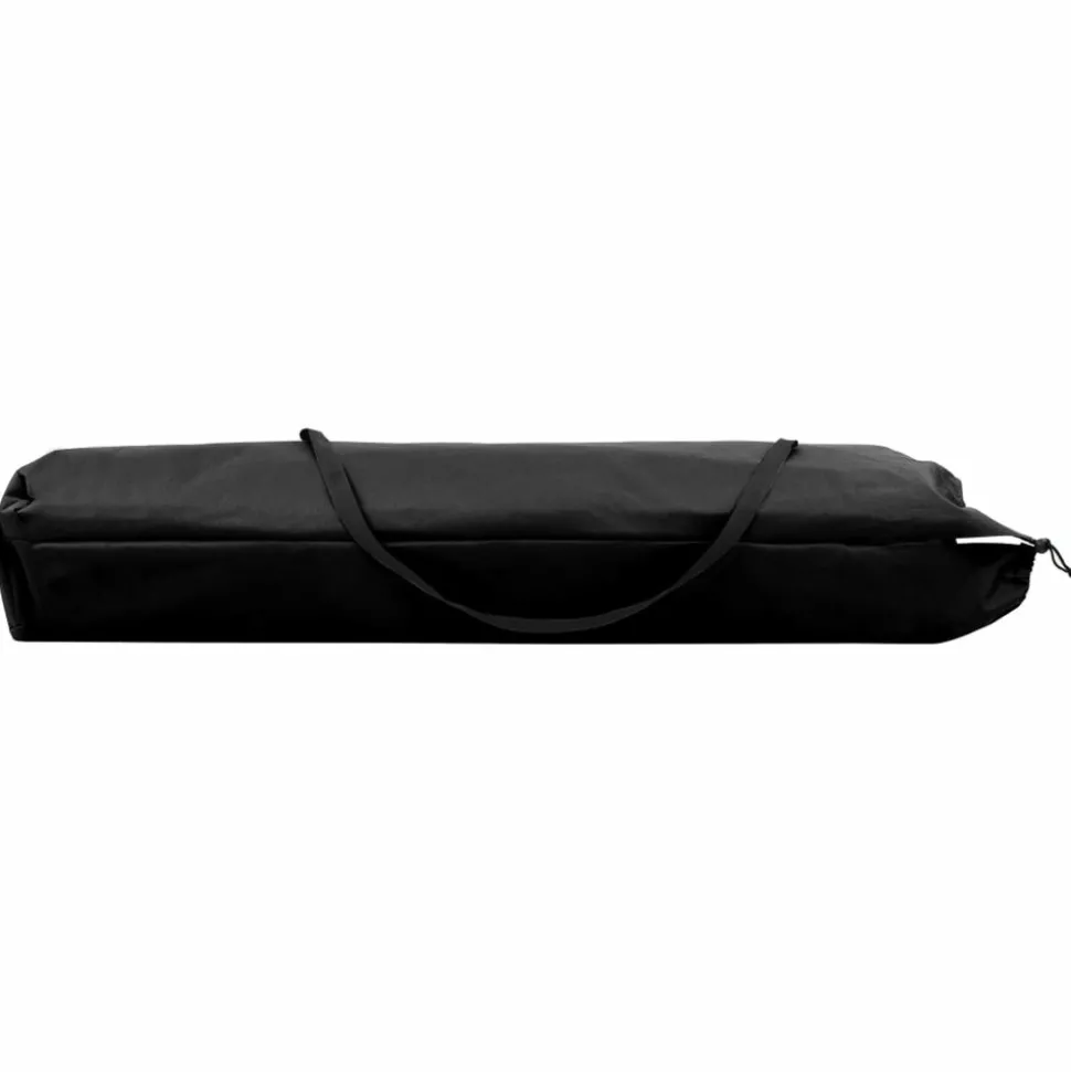 MAISON EXCLUSIVE - Chaise longue pliable 2 places noir acier