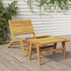 MAISON EXCLUSIVE - Chaise de jardin avec repose-pieds bois de teck solide