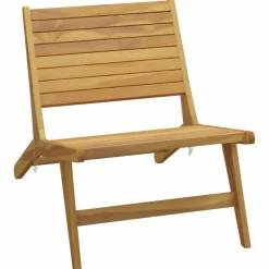 MAISON EXCLUSIVE - Chaise de jardin avec repose-pieds bois de teck solide