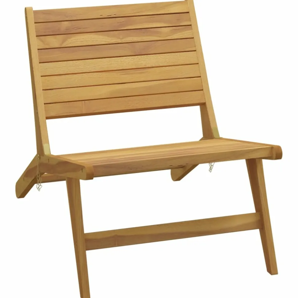 MAISON EXCLUSIVE - Chaise de jardin avec repose-pieds bois de teck solide