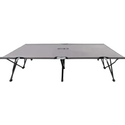 MAISON EXCLUSIVE - Chaise longue pliable 2 places gris acier