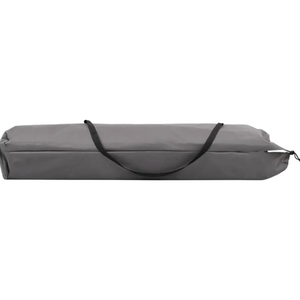 MAISON EXCLUSIVE - Chaise longue pliable 2 places gris acier