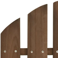MAISON EXCLUSIVE - Chaise de jardin adirondack avec table bois de sapin marron