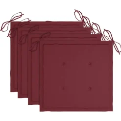 MAISON EXCLUSIVE - Chaises pliables d'extérieur lot de 4 et coussins bois d'acacia