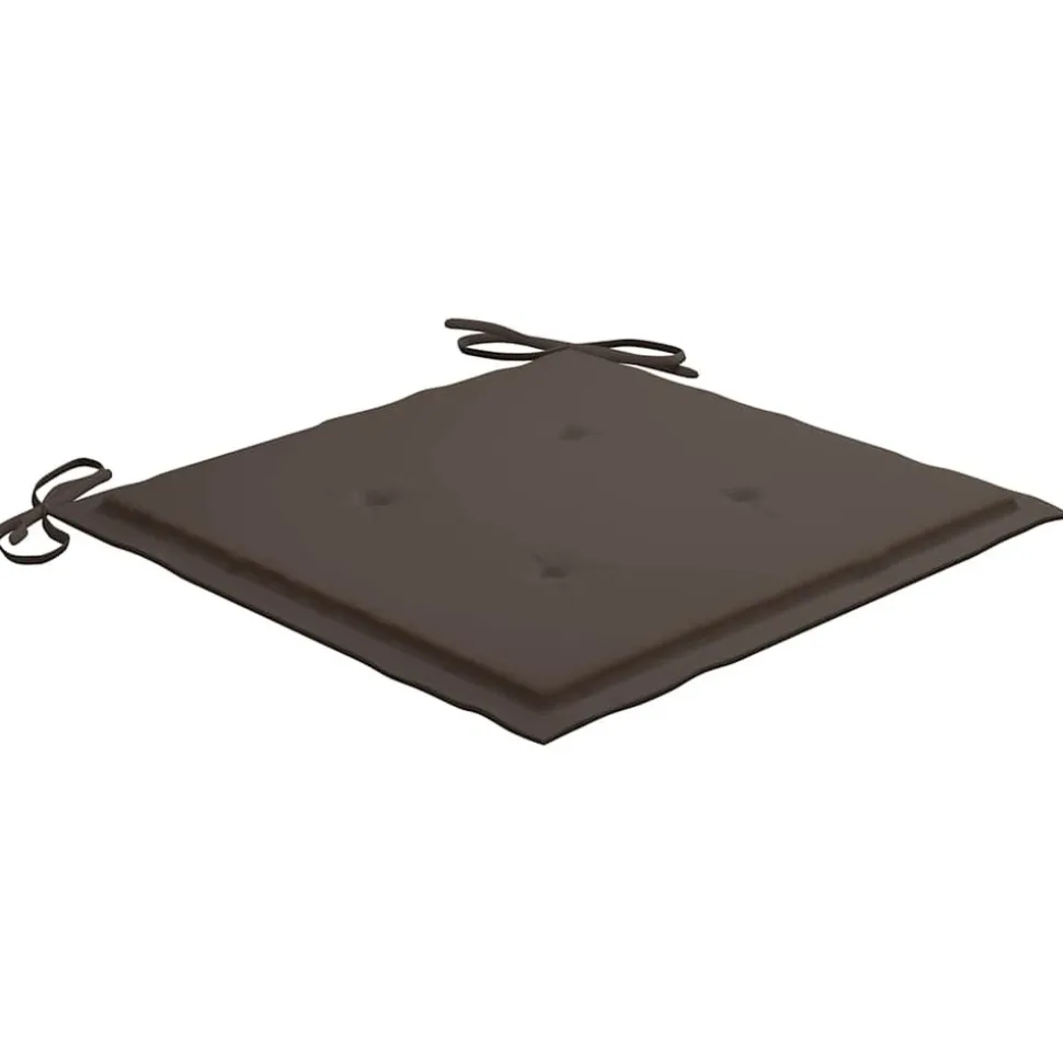 MAISON EXCLUSIVE - Chaises pliables de jardin avec coussins lot de 8 teck solide