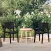 MAISON EXCLUSIVE - Chaises de jardin lot de 2 anthracite polypropylène