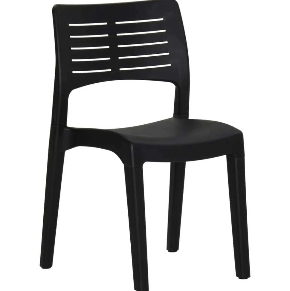 MAISON EXCLUSIVE - Chaises de jardin lot de 2 anthracite polypropylène