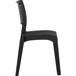 MAISON EXCLUSIVE - Chaises de jardin lot de 2 anthracite polypropylène