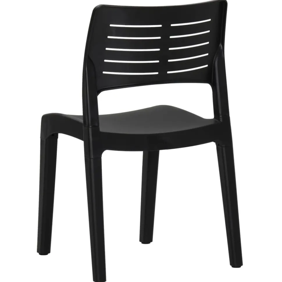 MAISON EXCLUSIVE - Chaises de jardin lot de 2 anthracite polypropylène