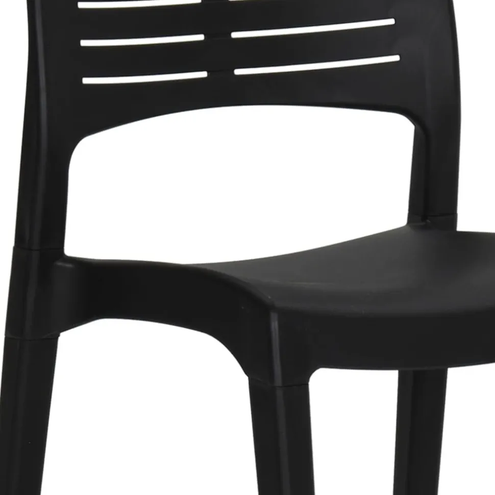 MAISON EXCLUSIVE - Chaises de jardin lot de 2 anthracite polypropylène