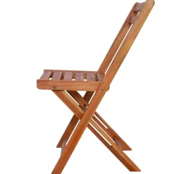 MAISON EXCLUSIVE - Chaises de bistro d'extérieur lot de 2 bois d'acacia solide