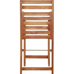 MAISON EXCLUSIVE - Chaises de bistro d'extérieur lot de 2 bois d'acacia solide