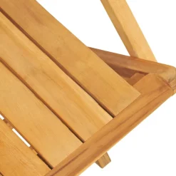 MAISON EXCLUSIVE - Chaises de jardin pliantes lot de 4 55x61x90cm bois massif teck
