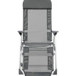 MAISON EXCLUSIVE - Chaises de camping pliantes et repose-pied lot de 2 textilène