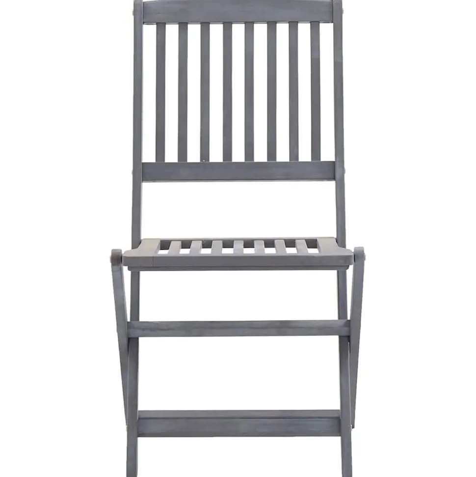 MAISON EXCLUSIVE - Chaises pliables d'extérieur lot de 6 et coussins bois d'acacia
