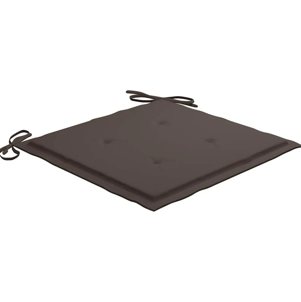 MAISON EXCLUSIVE - Chaises pliables de jardin avec coussins lot de 8 teck solide