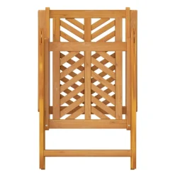 MAISON EXCLUSIVE - Chaises de jardin inclinables lot de 2 bois massif d'acacia
