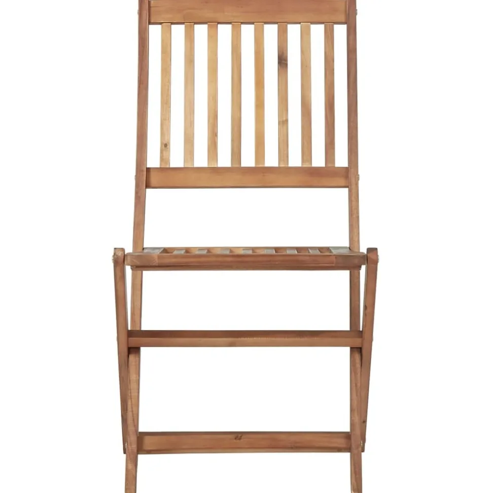 MAISON EXCLUSIVE - Chaises pliables de jardin lot de 6 avec coussins bois d'acacia