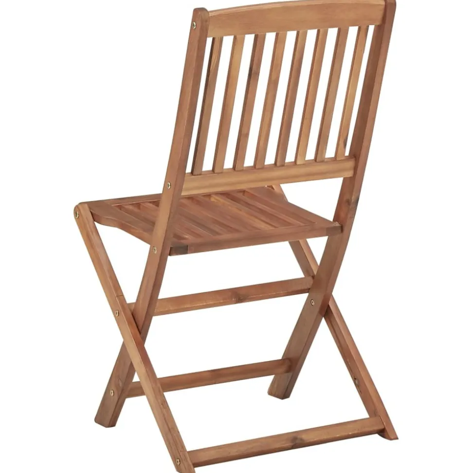 MAISON EXCLUSIVE - Chaises pliables de jardin lot de 6 avec coussins bois d'acacia